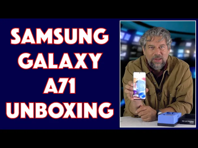 Video thumbnail for Samsung Galaxy A71 5G Ready Android Smartphone -- UNBOXING