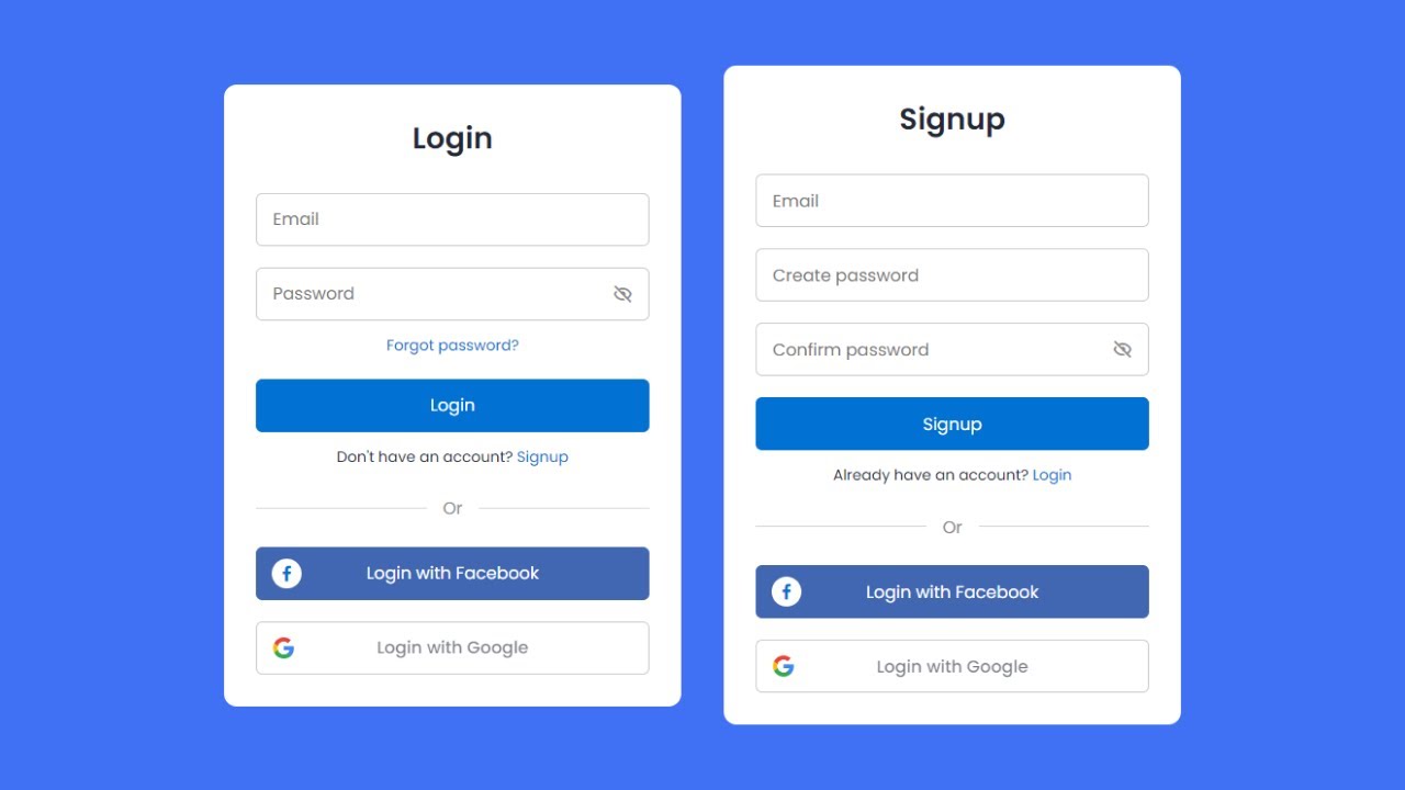 'Video thumbnail for Responsive Login and Signup Form in HTML CSS & JavaScript'