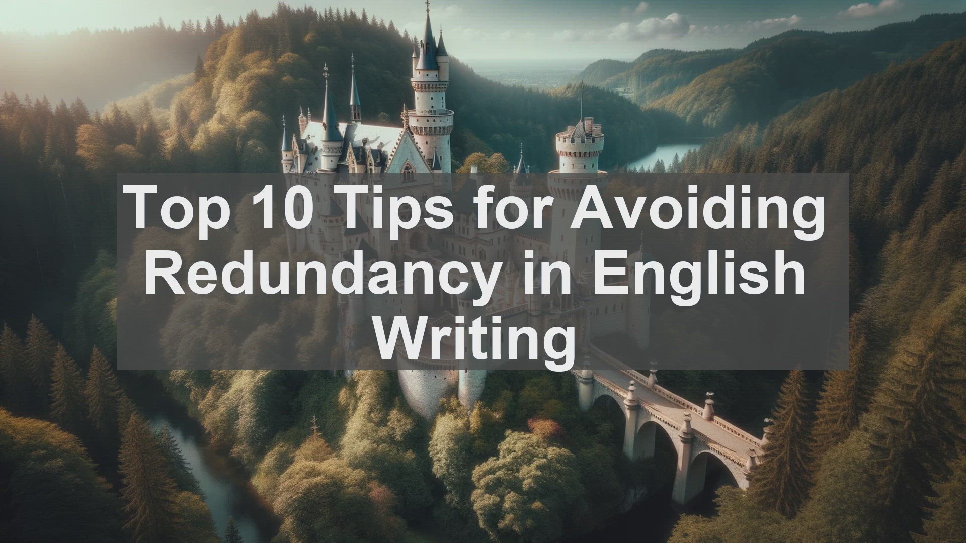 'Video thumbnail for Top 10 Tips for Avoiding Redundancy in English Writing'