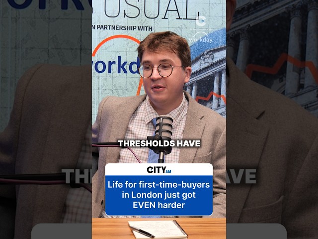 Video thumbnail for First time buyers in London face a unique double hit 📉