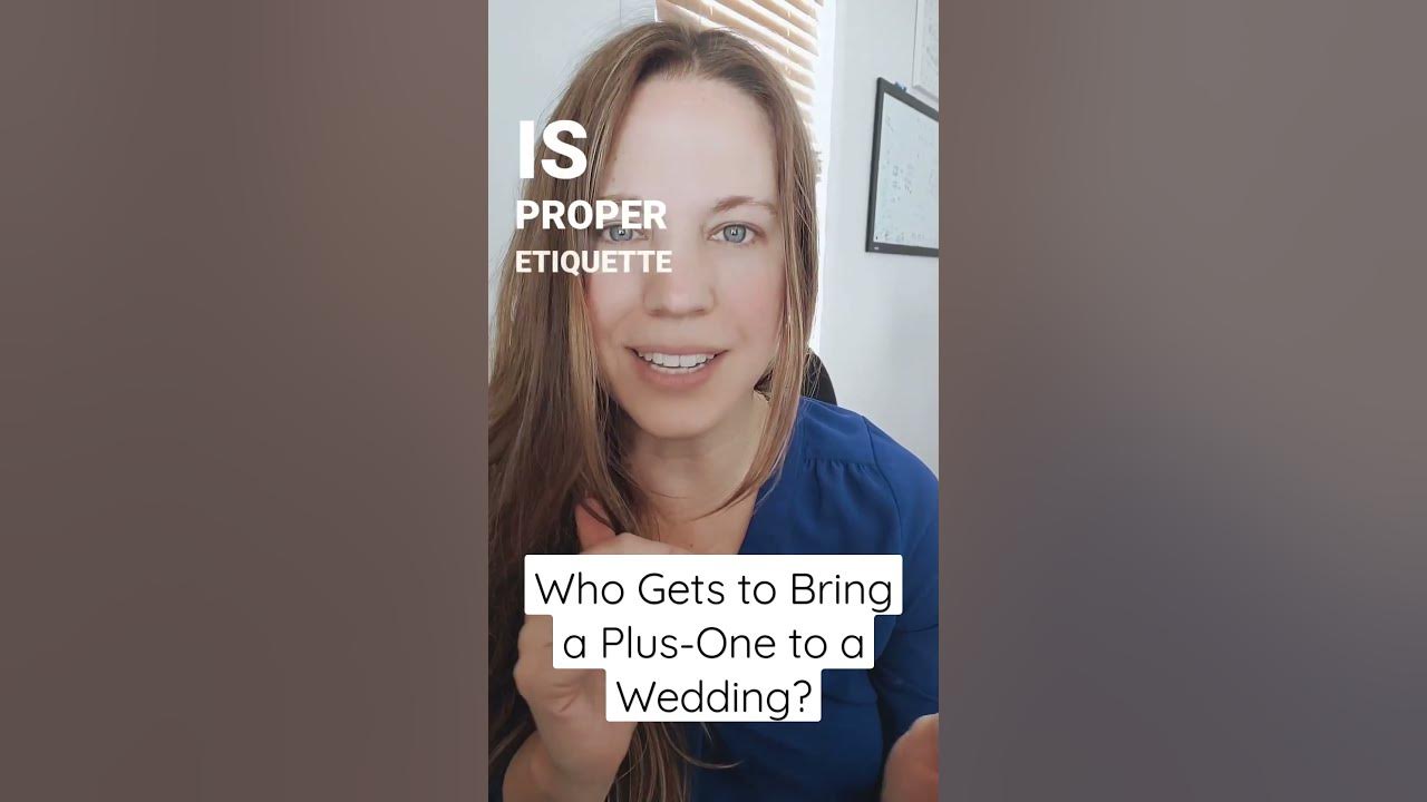 Video thumbnail for How to Decide Who Gets to Bring a Plus-One to a Wedding: The Ultimate Guide