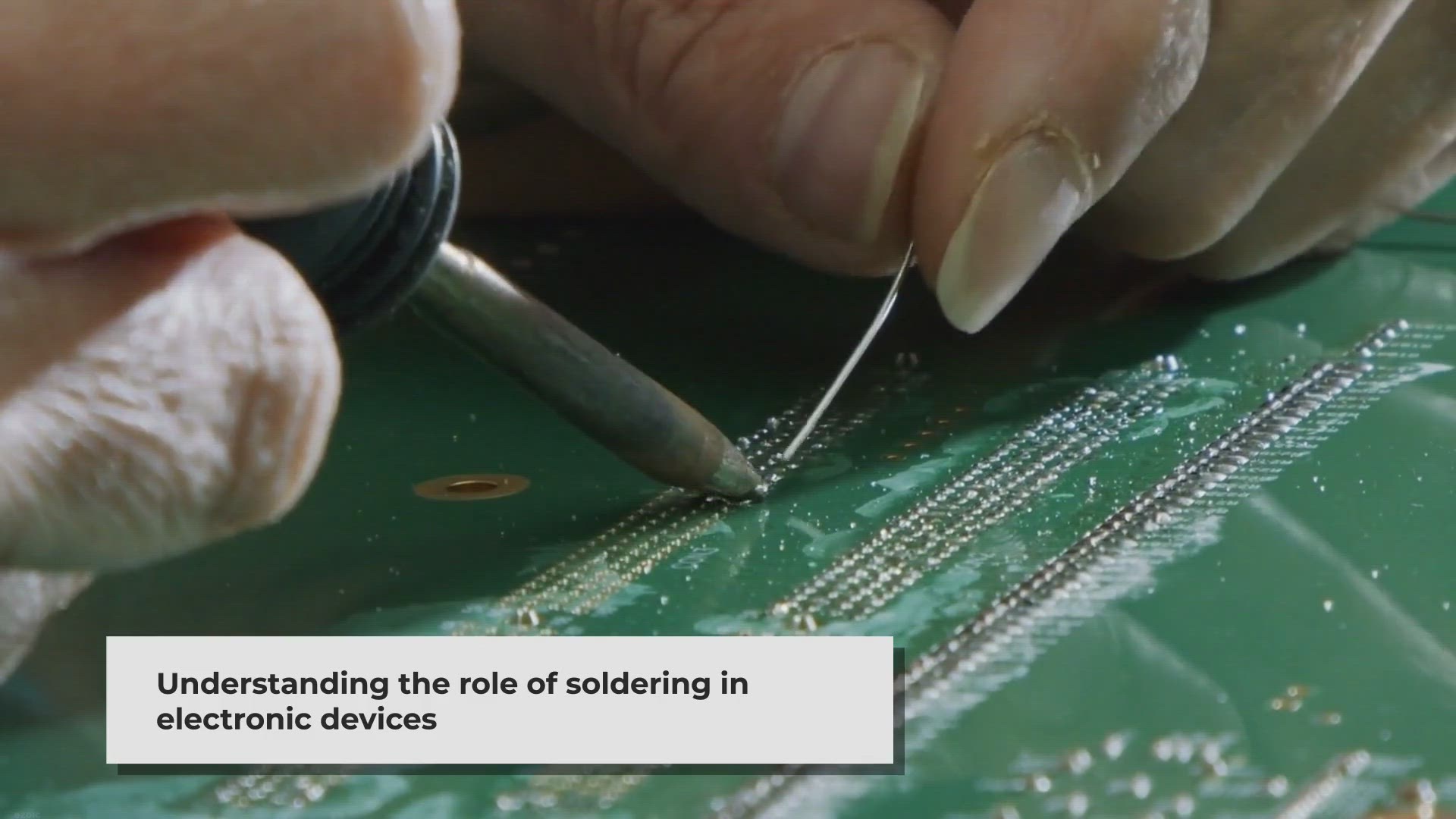 Video thumbnail for Soldering in PCB: The Art of Creating Connections