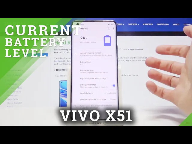Video thumbnail for How to Show Up Battery Percentage in VIVO X51 5G – Battery Details