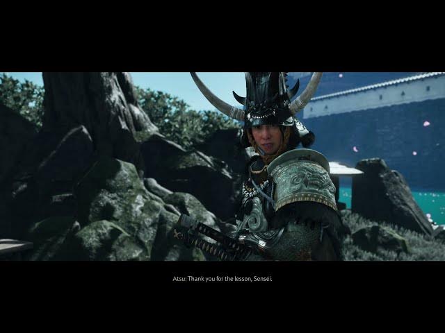 Video thumbnail for Ghost of Yotei - Echoes of The Storm: Examine The Flowers with Kiku: Pick White and Blue Flower