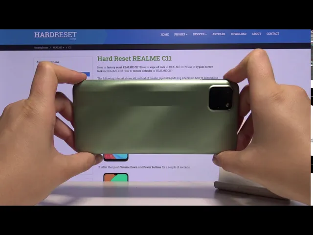 Video thumbnail for Realme C11 Color Presentation Mint Green – How Realme C11 looks in Mint Green color
