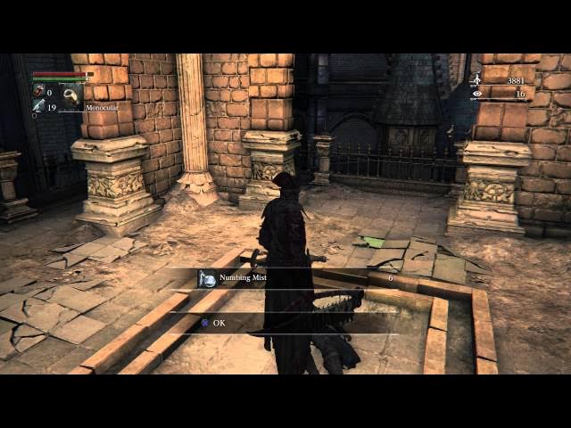 Video thumbnail for Bloodborne - Cathedral Ward: Numbing Mist Location Details & Information (High Up on Roof) PS4