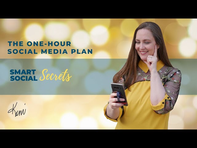 Video thumbnail for The one-hour social media plan