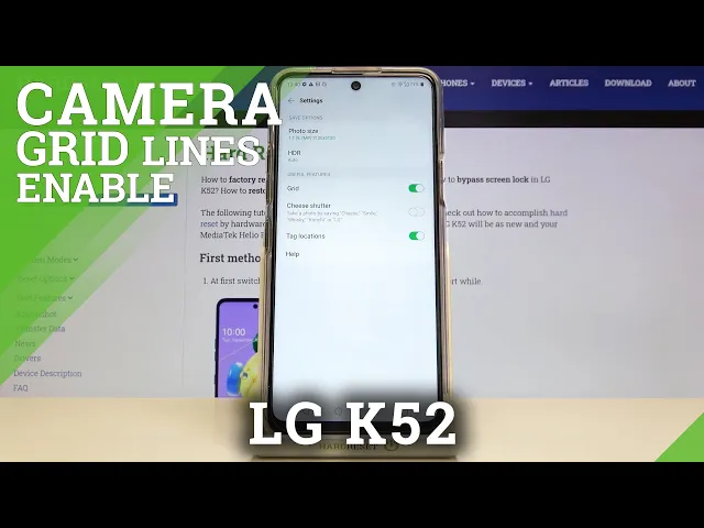 Video thumbnail for How to Activate Camera Grid Lines in LG K52? Camera Feature