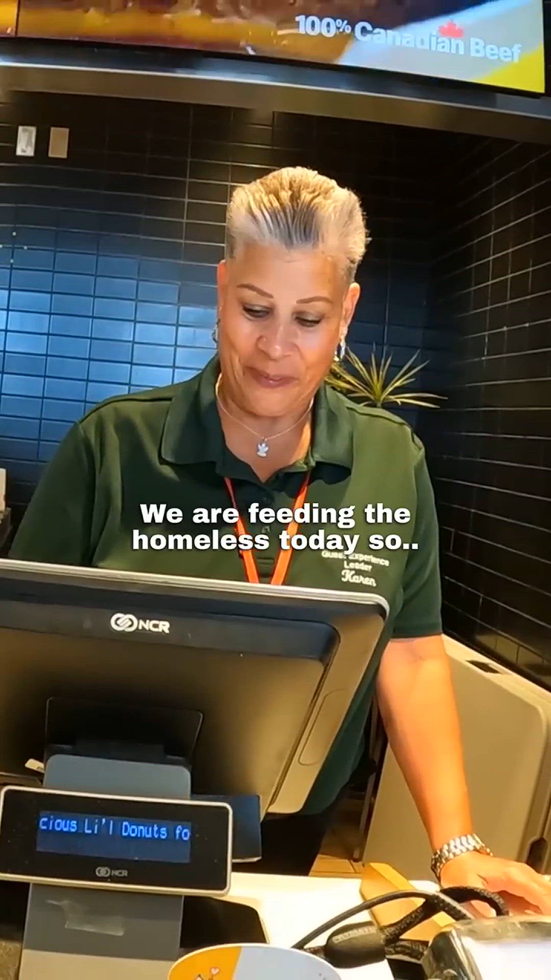 Video thumbnail for Buying 50 cheeseburgers and handing them out 🥺❤️