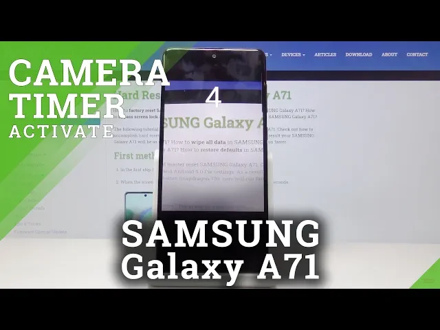Video thumbnail for How to use Camera Timer in Samsung Galaxy A71 – Camera Settings