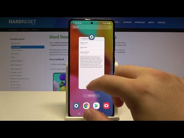 Video thumbnail for SAMSUNG Galaxy A51 - How To Check Real Battery Capacity
