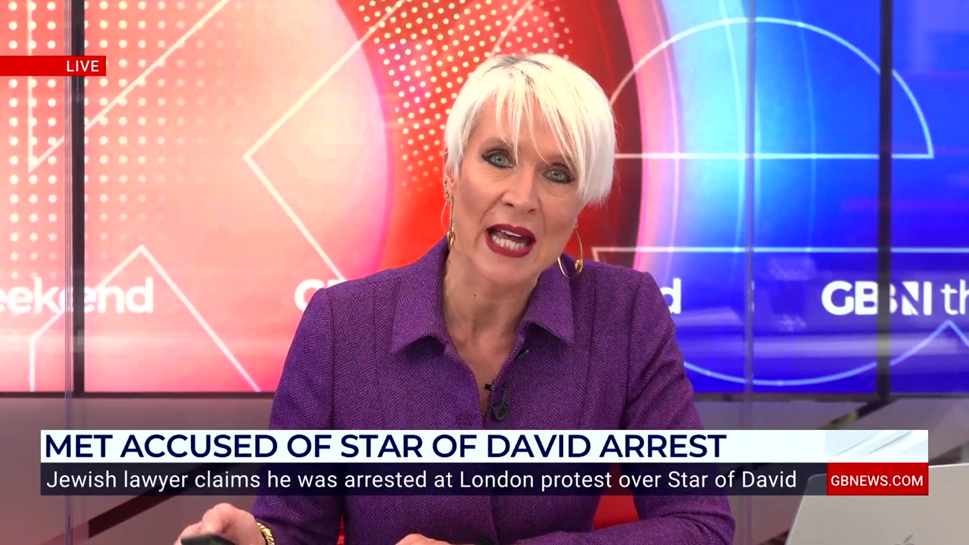 'Video thumbnail for WATCH: Josh Howie vows to wear Star of David 'out and proud' after arrest of Jewish man'
