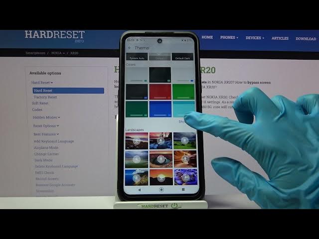 Video thumbnail for How to Pick Color of Keyboard in Nokia XR20 - Change Keyboard’s Theme