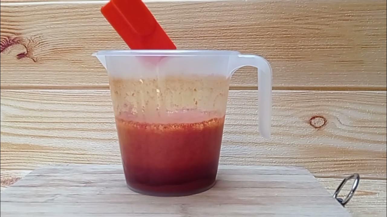 Video thumbnail for Tomato soap lye water - Volcano effect!