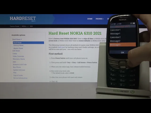 Video thumbnail for How to Find Message Alerts in NOKIA 6310 2021 - Change SMS sound