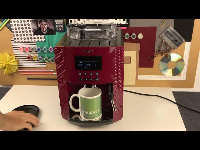 Video thumbnail for How to Adjust Grinder on KRUPS EA Roma 815 - Set Grinder Settings According to Beans Selection