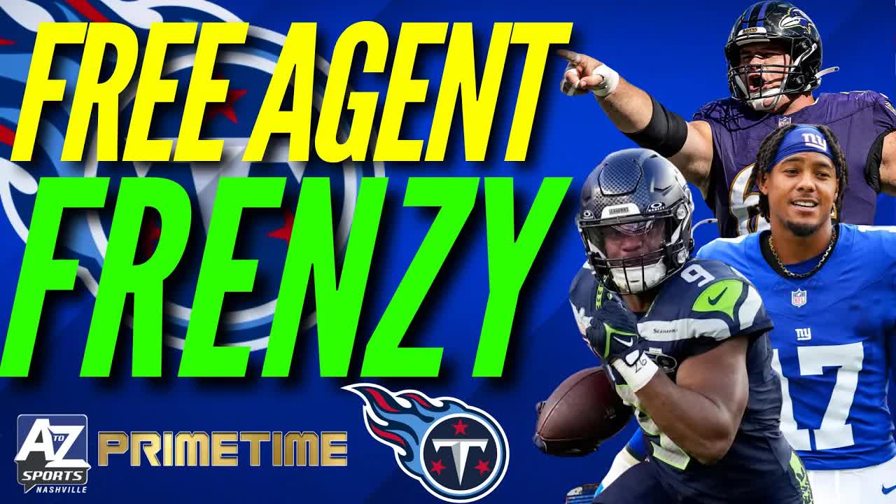 Video thumbnail for A to Z Sports Nashville: Titans' MASSIVE Offseason & 2026 Free Agent Frenzy!