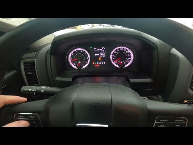 Video thumbnail for How to Find and Reset Oil Life Info in Dodge Ram 1500 II ( 2019 - now )