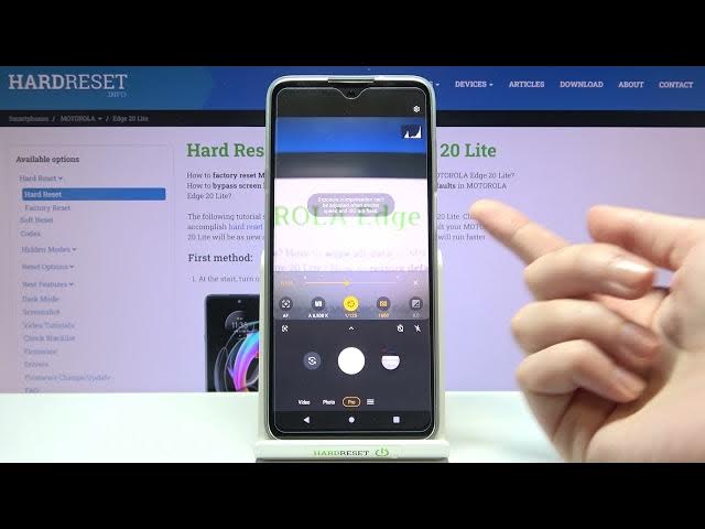 Video thumbnail for How to Use Camera Pro Mode on Motorola Edge 20 Lite – Professional Mode