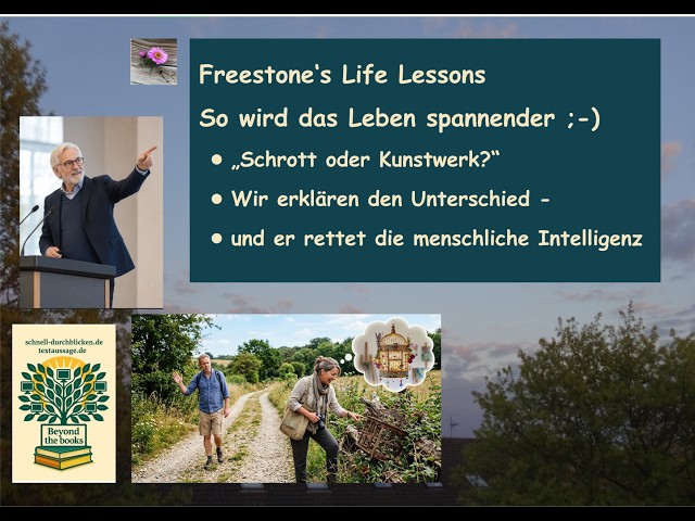 Video thumbnail for Schrott oder Kunstwerk? Der entscheidende Vorteil menschlichen Denkens - Bedeutung der Lebenswelt