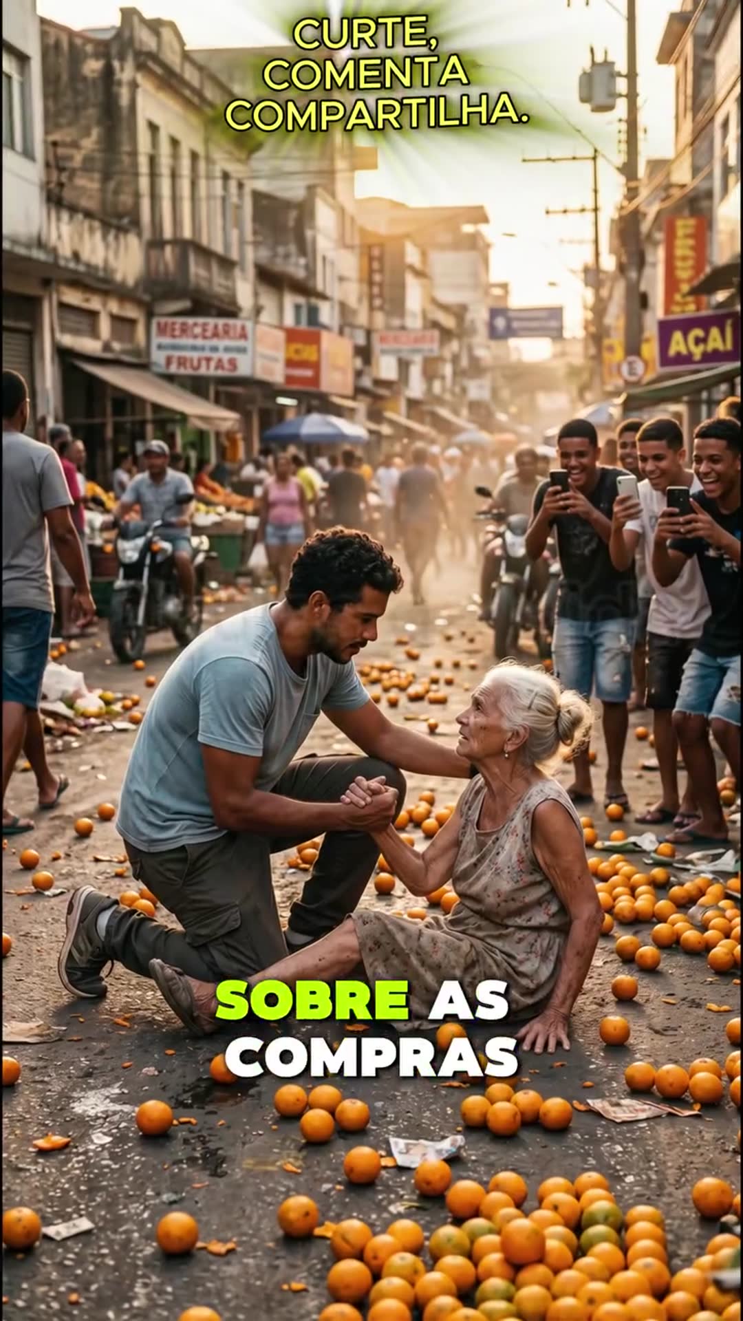 Video thumbnail for Ajudou uma idosa na Rua...
