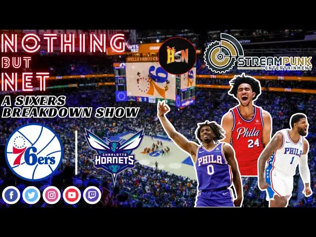 Video thumbnail for stream punk sports: philadelphia 76ers vs charlotte hornets postgame show | tyrese maxey highlights & team analysis