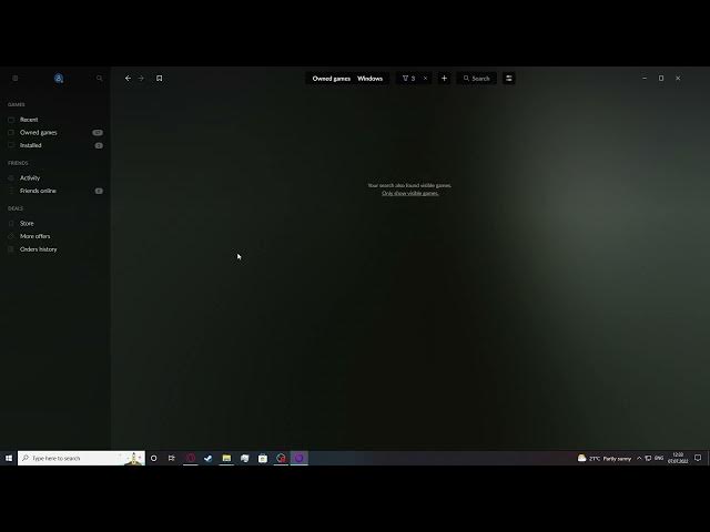 Video thumbnail for Gog Galaxy 2022 - How To Unhide Games
