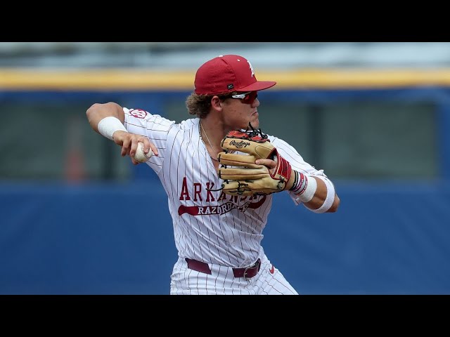 Video thumbnail for Logan Maxwell 2025 College Baseball Highlights! | Arkansas Razorbacks