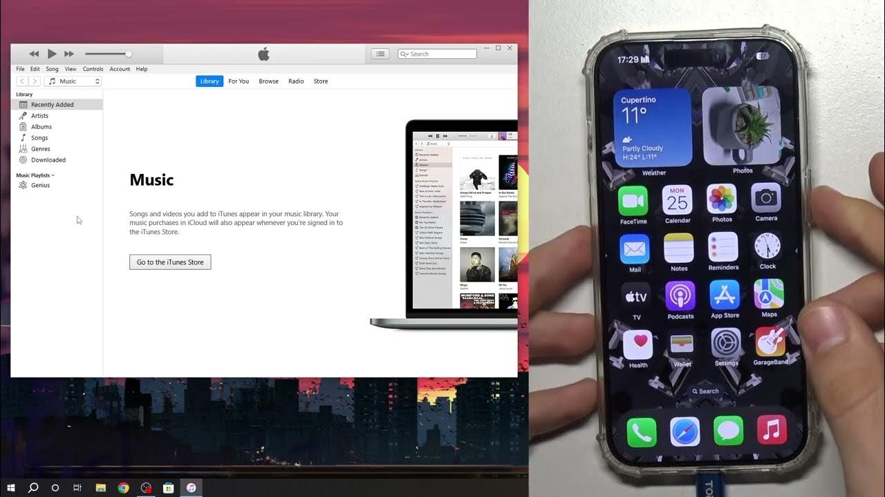 Video thumbnail for How To Create Local iTunes Backup In iPhone 15 Pro