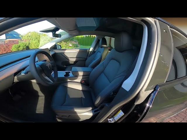 Video thumbnail for How to Find Sticker With Recommended Tyre Pressure in Tesla Model Y ( 2020 – now )