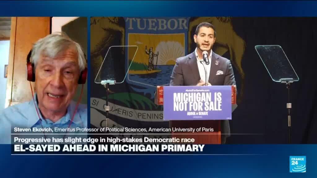 Video thumbnail for USA: Democratic party's progressive wing 'can win primaries', but can they win in swing states?