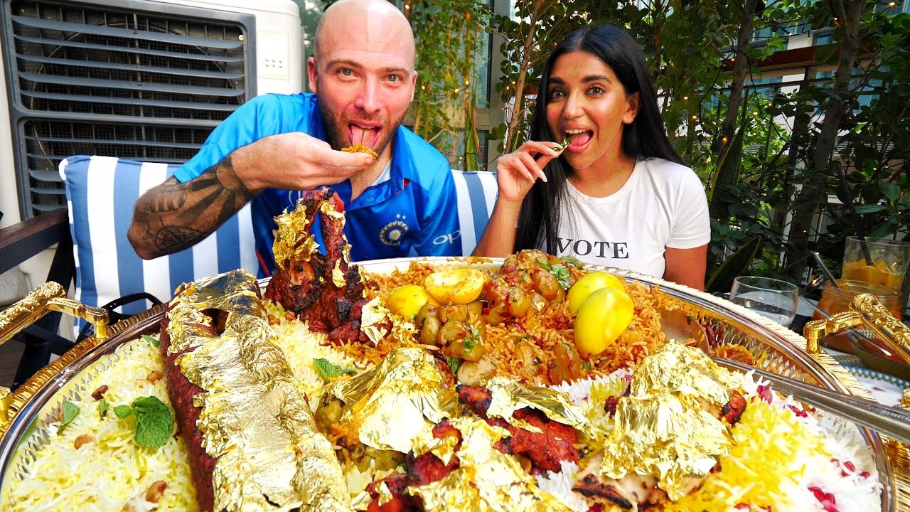 Video thumbnail for Eating the WORLD'S MOST EXPENSIVE BIRYANI with SWATI VERMA in Dubai, UAE!!