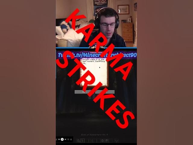 Video thumbnail for Karma | #shorts #minecraft #jumpscare #twitchclips #twitchstreamer #mca #twitchjumpscare #loudalerts