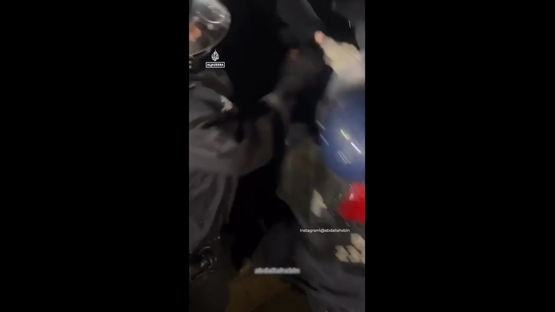 'Video thumbnail for Videos show Berlin police beating pro-Palestine protesters'