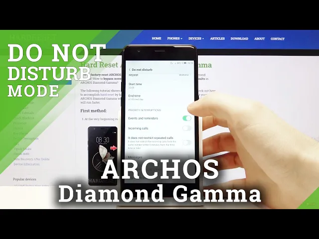 Video thumbnail for How to Activate Silent Mode in ARCHOS Diamond Gamma – Mute Sounds & Vibrations