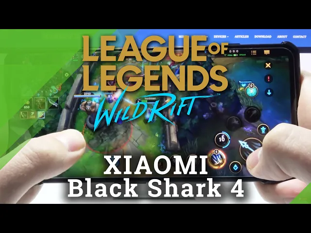 Video thumbnail for League of Legends : Wild Rift on XIAOMI Black Shark 4 | GamePlay Test