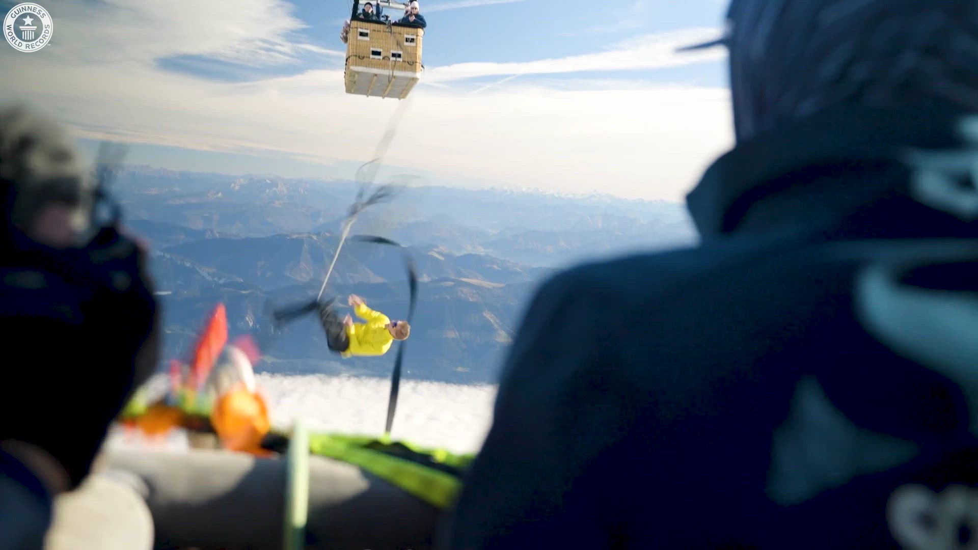 'Video thumbnail for Highest slackline walk'