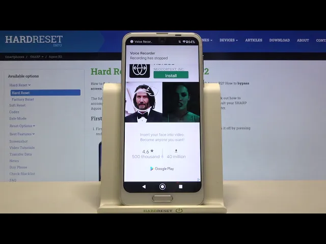 Video thumbnail for How to Use Sound Recorder on SHARP Aquos R2 – Record Audio