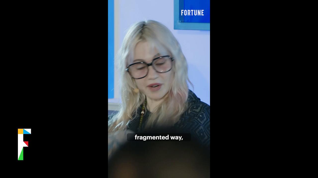 Video thumbnail for Grimes says Pope Leo is right about AI, with 1 exception