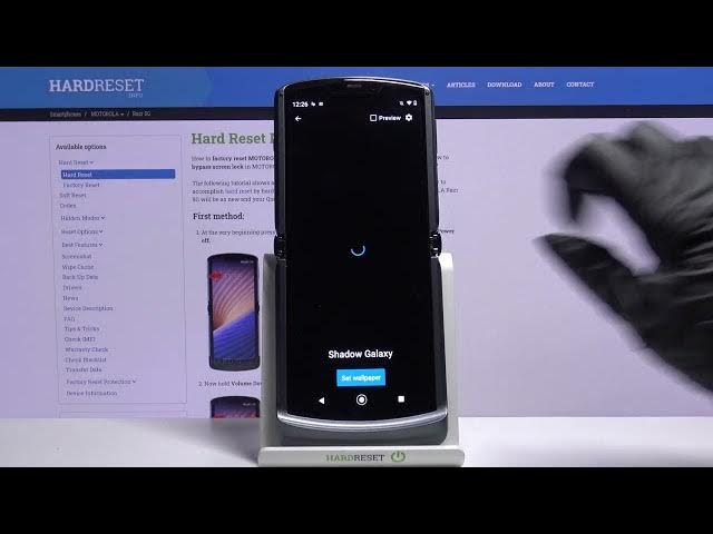Video thumbnail for How to Download Galaxy Wallpaper on Motorola RAZR 5G – Apply Galaxy Wallpaper