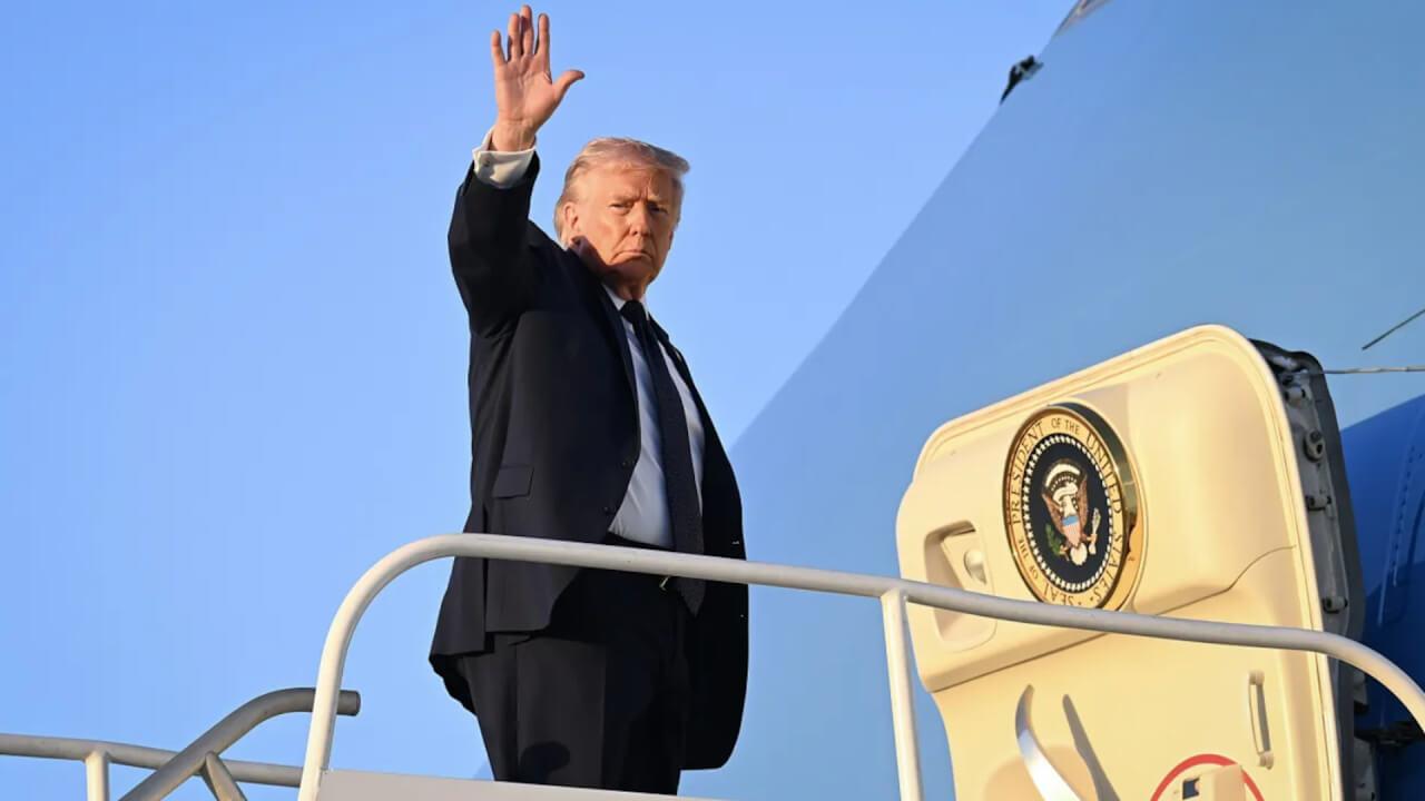 Video thumbnail for Trump says Iran war will end "very soon"