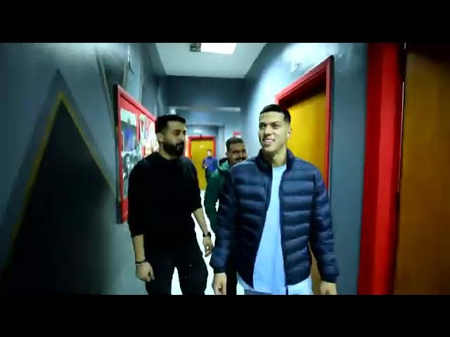 Video thumbnail for وسع وسع 🔥 لحظة وصول إمام عاشور أستديو قناة الأهلي 🦅🔴#حارس_الاهلي