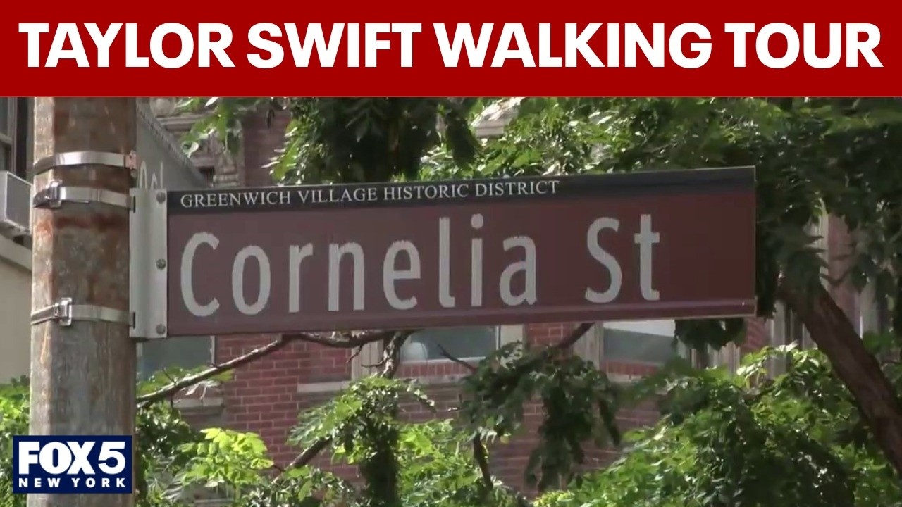 Video thumbnail for Closer look at Taylor Swift NYC walking tour