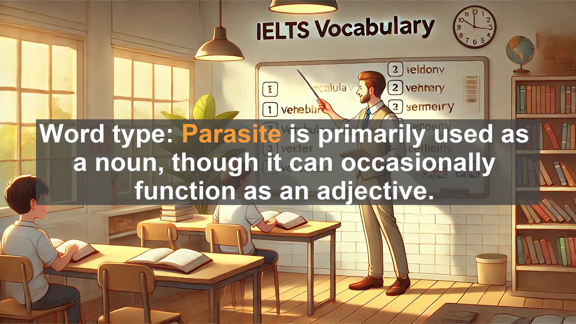 'Video thumbnail for 2000 Must Know IELTS 9.0 Vocabulary - Parasite: Mastering IELTS Vocabulary'