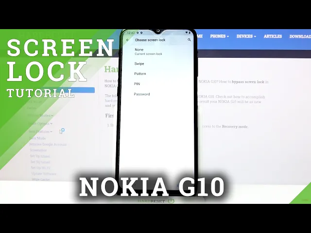Video thumbnail for How to Add Screen Lock on NOKIA G10 - Set Up Screen Lock