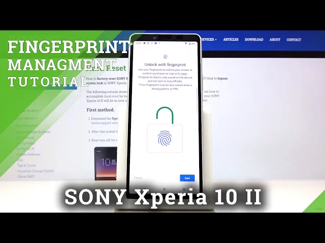 Video thumbnail for How to Add Fingerprint in Sony Xperia 10 II – Set Up Fingerprint Lock