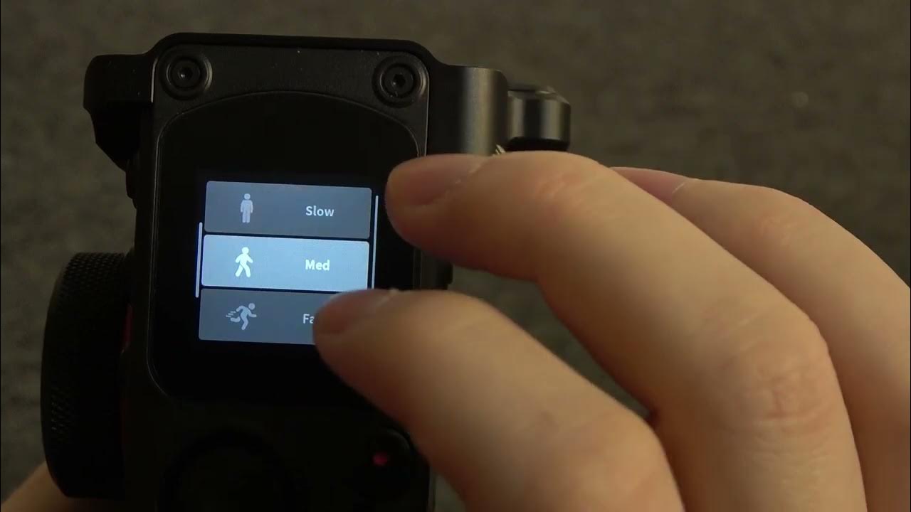 Video thumbnail for How to Change the Follow Speed in Manfrotto MVG300XM Gimbal