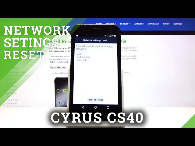 Video thumbnail for How to Reset Network Settings in CYRUS CS40 - Restore Network Configuration