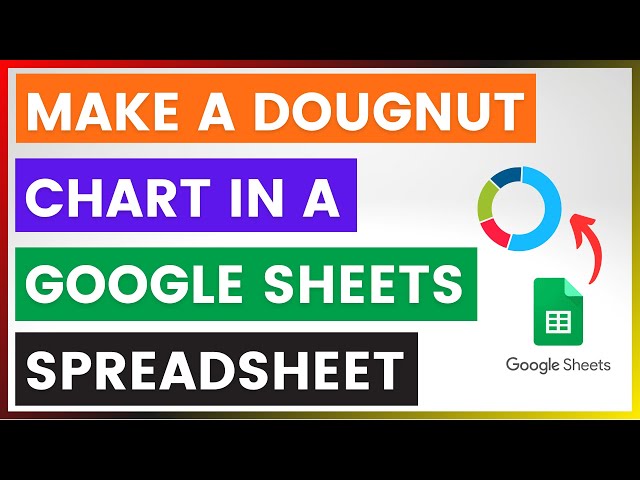 Video thumbnail for How To Make A Doughnut Chart In A Google Sheets Spreadsheet? [in 2025]