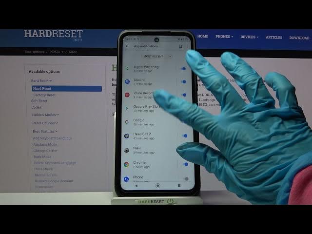 Video thumbnail for How to Block App Notifications in Nokia XR20 - Turn On / Off App Notifications